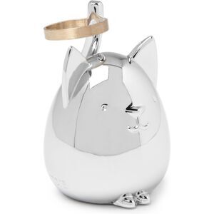 Vintage Umbra Squiggy Metal Cat Animal Ring Holder Silver OS